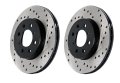 StopTech Cross Drilled IS-F Rotors for LS460 Upgrade Brake Kits