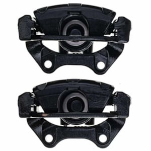 Power Stop 06-11 Cadillac DTS Rear Black Caliper - Pair w/Bracket