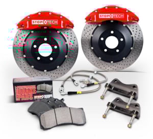 Stoptech 01-06 BMW M3 w/ Yellow Calipers 355x32mm Zinc Drilled Rotors Front Big Brake Kit