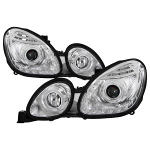 xTune Lexus GS300/GS400/GS430 98-05 Halogen Only Halo Projector Headlights Chrome PRO-JH-LGS98-LE...