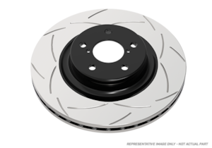DBA 93-00 Lexus GS300 Rear Street Series Slotted Brake Rotor