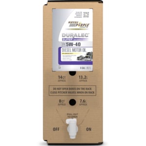 Royal Purple Duralec Super Diesel 5W-40 CK-4 Motor Oil - 6 Gallon Bag-In-Box