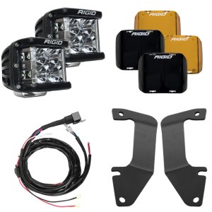 Rigid Industries 14-21 Toyota Tundra A-Pillar Light Kit (Includes D-SS Flood)