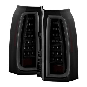 SPYDER 15-20 Chevy Tahoe Rear LED Taillights - Black Smoke (ALT-YD-CTA15-GRLED-BSM)
