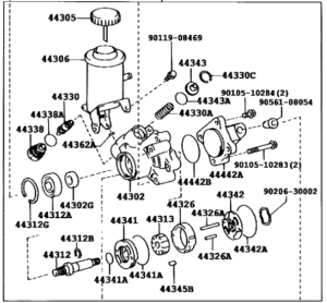 OEM Century V12 Power Steering Pump NEW 1997-2004