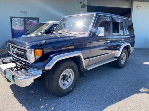 SOLD 1995 TOYOTA LAND CRUISER HZJ77 ZX 5 speed TURBOCHARGED