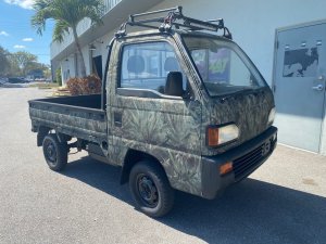 Honda Acty with Camo Paint