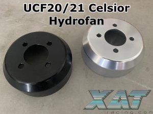 XAT billet aluminum hydrofan V8 1UZ pulley