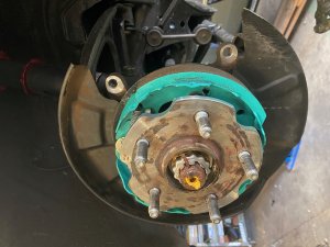 Project Mu e-brake Shoes Supra TT rotor on X90/X100 Hand brake Conversion Chaser Cresta Mark II C...