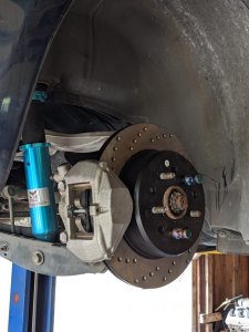 LS430 rear brake caliper kit on SC430 GS400 GS430