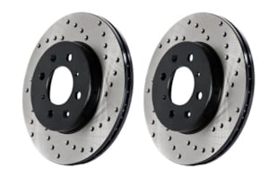Centric 07-14 Lexus IS-F Drilled Rear Rotor