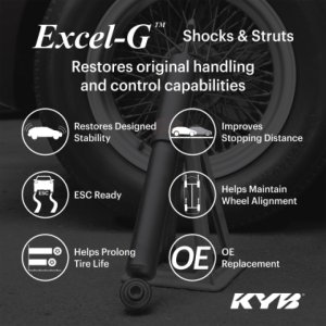 KYB 04-09 Mazda 3 (Exc. Mazdaspeed) / 06-15 Mazda 5 Excel-G Shock Assembly - Rear