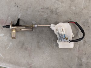 Used Crown JZS155 Fuel Door Gas Cap release