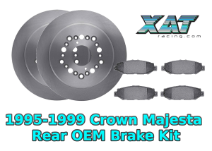 Crown Majesta Rear Brakes 2JZ 1UZ Rear Brake Kit JZS155 UZS151 UZS157 Pads Rotors 1995-1999 S150