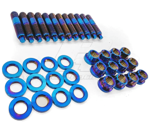 PHR Titanium Stud and Nut Kit for 2JZ Turbo Manifolds 2JZGTE 2JZGE Header