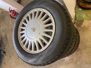 Used full set of ALL 4 wheels Crown JZS155 Royal Saloon
