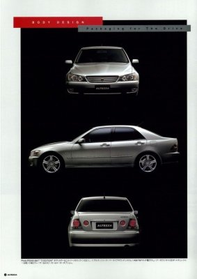Altezza dealer sales catalog print brochure Oct 98 digital scan original