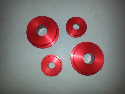 BACKORDER UNTIL EARLY 2024 Battle Version GS300 (FRONT) REAR SUBFRAME SPACERS 1GS 1991-1996 Toyot...