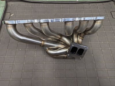 2JZGE T4 Divided Mid Frame Turbo Manifold BLOWOUT