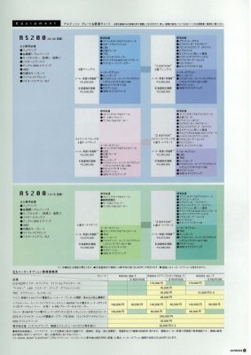 Altezza dealer sales catalog print brochure Oct 98 digital scan original