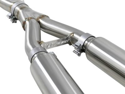 Takeda 2-1/2 IN 304 Stainless Steel Cat-Back Exhaust System w/ Polished Tips