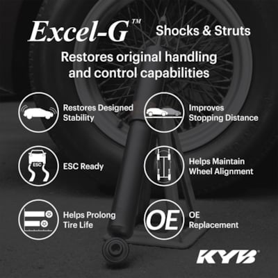 KYB Shocks Excel-G Front AE86 MA60 Corolla 1986-87 TOYOTA Cressida 1983-92 TOYOTA Supra 1982-85