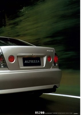 Altezza dealer sales catalog print brochure Oct 98 digital scan original