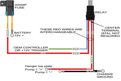 Radium Fuel Pump Relay Wiring Kit Universal