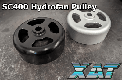 XAT billet aluminum hydrofan pulley SC400