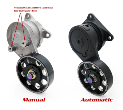 PHR JZ Titanium Serpentine Belt Idler Pulley Hardware 1JZ 2JZ