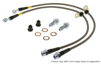 StopTech Front Hoses A80 or Z30 Stainless Steel Front Brake lines for 93-02 Supra Soarer SC300 SC...